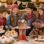 Western Cowboy Boot Cake Stand, Cowboy Theme Birthday Party Decorations Cupcake Holder Cake Stand for Wild West, alternate