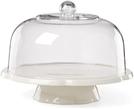 What A Treat 3-in-1 Porcelain Cake Stand in White, alternate view 4