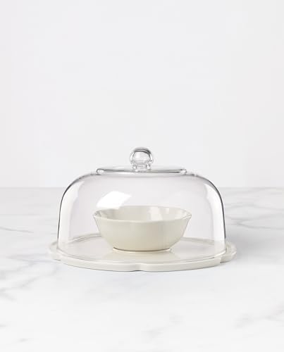 What A Treat 3-in-1 Porcelain Cake Stand in White, alternate view 5