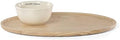 What A Treat Oval Serving Platter and Bowl Set in 2 Count in White