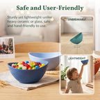 Wheat Straw Bowls 10 OZ Small Serving Bowls Unbreakable Dessert Bowls for Kitchen, Camping, RV, Party, alternate view 5