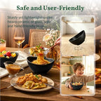 Wheat Straw Serving Bowls Unbreakable Oval Bowls Set of 6 Soup Bowls Microwave Safe Cereal Bowls for Kitchen, alternate view