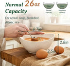 Wheat Straw Serving Bowls Unbreakable Serving Bowls for Kitchen, Camping, Party, RV, Microwave and Dishwasher, alternate view