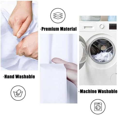 White 10 x 20 Ft Large Screen Backdrop for Photography, Pure White Non-Reflective Fabric Wrinkle Free Photo, alternate view 4