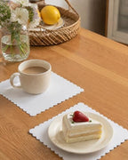 White 6 Inch Wave Cake Boards 160-Packs Squares Base Food-Grade Cardboard Wave Cake Plate(Thinner But Stronger), alternate