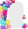 White 7.2FT Arch Cover, Wedding Arch Backdrop Cover in 7.2FT in White