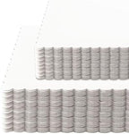 White 9 Inch Wave Cake Boards 15-Packs Squares Base Food-Grade Cardboard Wave Cake Plate(Thinner But Stronger), alternate