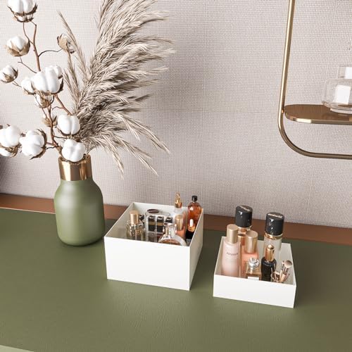 White Acrylic Cube for Buffet Table, Display Stand Shelf for Catering Dessert Collectibles Jewelry Figures Show, alternate