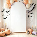 White Arch Backdrop Cover Spandex Fitted 5FT White Halloween Arch Covers in 2.2ftx5ft in White