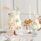 White Artificial Flowers Combo Box Set for Wedding Bouquets Home Decor in White, alternate view 3