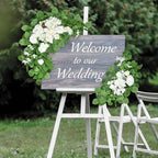 White Artificial Flowers for Wedding Arch Set of 2, alternate view 4