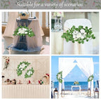 White Artificial Flowers for Wedding Arch Set of 2, alternate view 7