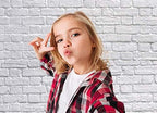 White Brick Wall Backdrop White Brick Photo Backdrop Thin Vinyl Photography Background Studio Prop 10931(5x7FT), alternate
