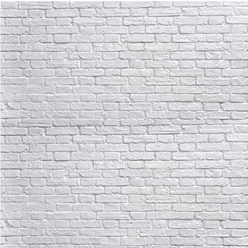 White Brick Wall Backdrop White Brick Photo Backdrop Thin Vinyl Photography Background Studio Prop 10931
