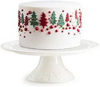White Cake Stand for Cakes Under 8 Inches Mini Dessert Plate Decor in White