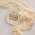 White Cheesecloth Table Runner Fall Boho Wedding Birthday Party Home Decor