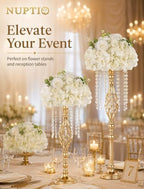 White Flower Centerpieces for Tables: 2 Pcs Artificial Rose Ball in White, alternate view 3