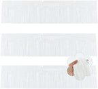White Fringe Garland Banner 3Pack 30ft Wall Tinsel Foil Streamers in White