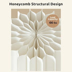 White Honeycomb Pillar Flower Stands 3Pcs - Foldable Cardboard Cylinder Columns 11.8" Diameter, 15.7/23.6/31.5", alternate