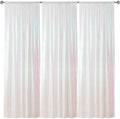 White Iridescent Sequin Backdrop Curtain 3 Panels 2FTx8FT Glitter White Iridescent Background Drapes Sparkle