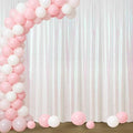 White Iridescent Sequin Backdrop Curtain 4FTx8FT Glitter White Iridescent Background Drapes Sparkle Photography