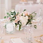 White Metal Compote Vase, Wedding Centerpiece for Table, 10Pcs in White, alternate view 5