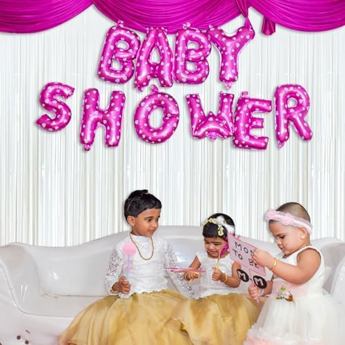 White Party Streamers Foil Fringe Backdrop Curtains Tinsel Streamers Birthday Party Decorations Fringe Backdrop, alternate