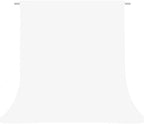 White Photography Backdrop for Photoshoot, Fabric 10x10ft in 10x10ft