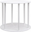 White Plastic Fountain Separator Cake Stand (2) 16" Round Plates with (4) 15" Columns, Tiered Wedding Cake