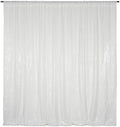 White Sequin Backdrop, 8FT x 10FT Sequin Photography Backdrop Curtain for Party Decoration in 8 x 10ft in White