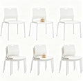 White Stacking Conference Guest Chairs Set of 12, stackable Breakroom