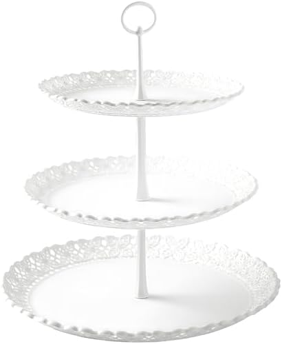 White Tiered Treat Stand in White
