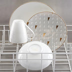White Trianna 12-Piece Dinnerware Set, 16.20 LB in White, alternate view 3