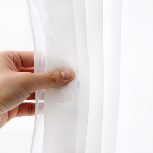 White Wedding Arch Draping Fabric 30'' x 18FT Sheer Chiffon Arch Drape, alternate view 3