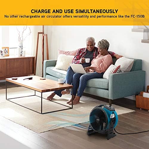 Whole Room AIR Circulator Utility Fan, 11 in Blade Dia, alternate view 6