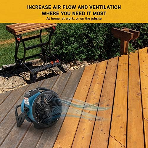Whole Room AIR Circulator Utility Fan, 11 in Blade Dia, alternate view 7