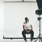 【Wider Style】 78.7 x 82.7in Large Collapsible White Backdrop Screen, alternate view 6