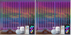 WiFi Smart RGB Color Changing Curtain Lights - 600 LED, Compatible with Alexa, App Control, Music Sync, Plug in