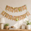 Wildflower Floral Happy Birthday Banner