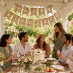 Wildflower Floral Happy Birthday Banner, alternate view 4