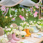 Wildflower Party Decorations Butterfly Flower Banner Butterfly Garland 9ft, alternate view 5