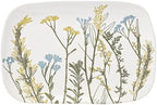 Wildflowers Stoneware Serving Tray in Multicolor