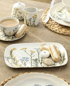 Wildflowers Stoneware Serving Tray in Multicolor, alternate view 4