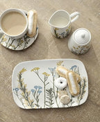 Wildflowers Stoneware Serving Tray in Multicolor, alternate view 5