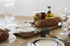 Wildflowers Tidbit Plate Set for 4, Small 6" Appetizer Plates 4-Piece in 4 Count (6"L x 6"W x 1"H) in White, alternate view 6