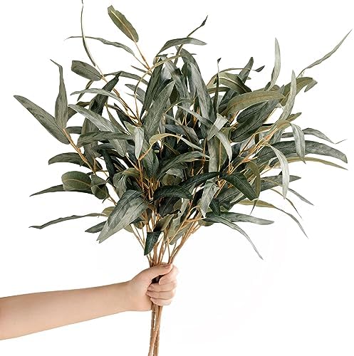Willow Leaf Salix Branches, Tall Artificial Greenery Stems