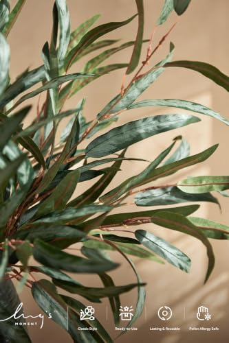 Willow Leaf Salix Branches, Tall Artificial Greenery Stems, alternate view 4