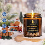 Winter Candle Set, Candles for Home Scented, 4 Pack Soy Candles Gifts for Women Men, Winter Scents of, alternate view 3