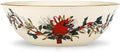 Winter Greetings Porcelain Christmas Serving Bowl in 10.25" in Red & Green