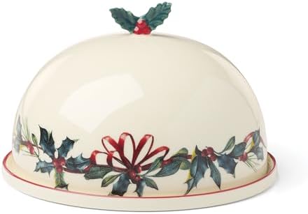Winter Greetings Small Covered Dish in 1 Count in Multicolor